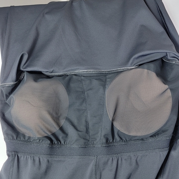 Old Navy Black PowerSoft Athletic Square Neck Dress With Shorts Sz XL NEW - Picture 9 of 14